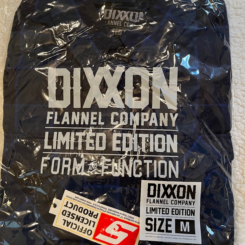 Dixxon snap on flannel